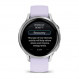 Смарт-годинник Garmin Venu 4 41mm Silver Bezel with Periwinkle Silicone Band (010-03013-01)