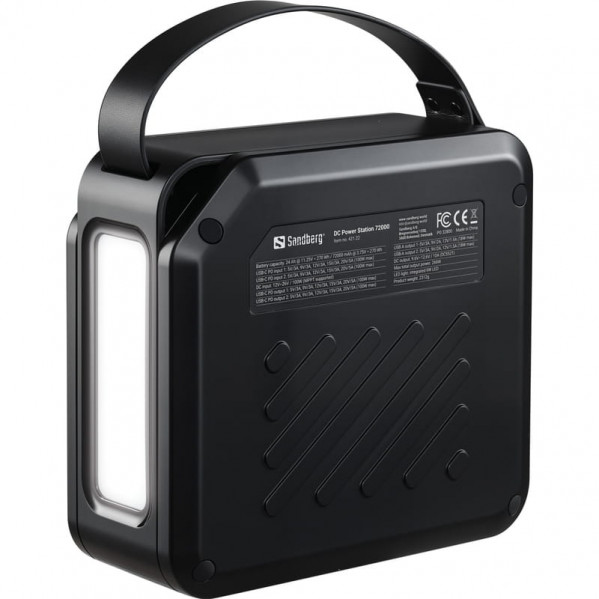 Універсальна мобільна батарея Sandberg DC Power Station 72000mAh Black (421-22)
