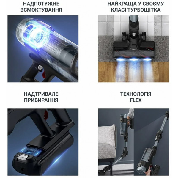 Акумуляторний пилосос Rowenta X-Force Flex 16.60 Animal RH9C71E0