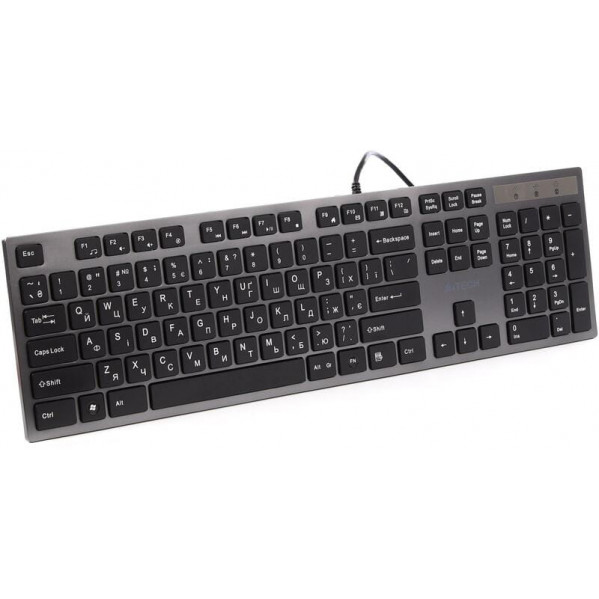 Клавiатура A4Tech KV-300H Grey/Black