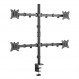 Настільне кріплення для монітора Brateck LDT66-C048 17-32" Black (VESA100х100)