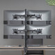 Настільне кріплення для монітора Brateck LDT66-C048 17-32" Black (VESA100х100)