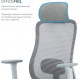 Крісло офісне Officepro Wave OC670-G-G-G Grey