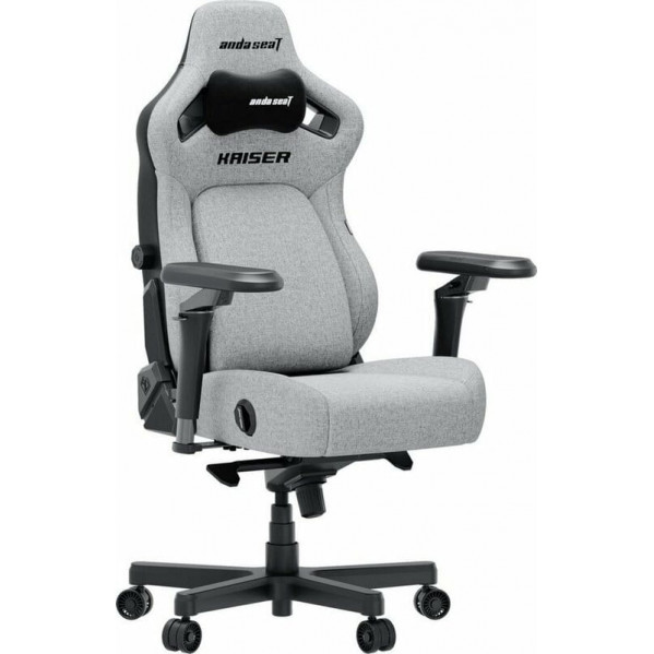 Крісло для геймерів Anda Seat Kaiser 4 V2 Size XL PVC Gray Fabric (AD12YDDC-XLL-20-G-CF-03)