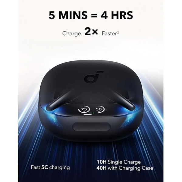 Bluetooth-гарнітура Anker SoundCore Liberty 4 Pro Black matte (A3954G11)