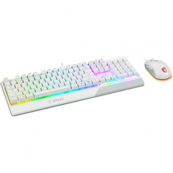 Комплект (клавіатура, миша) MSI Vigor GK30 Combo UA White