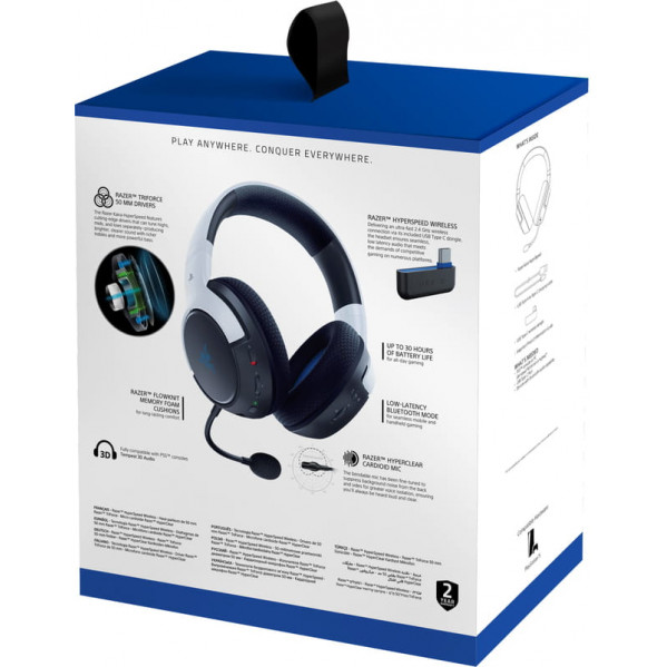 Bluetooth-гарнітура Razer Kaira Hyperspeed for PS5 (RZ04-03980200-R3G1)