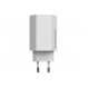 Мережевий зарядний пристрій Canyon Exagon 65 GaN 65W 2xPD 1xQC EU White (CND-CHAHEX65W)