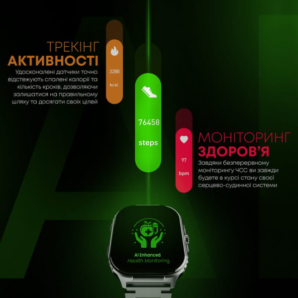 Смарт-годинник HiFuture Ultra3 Pro Silver