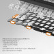 Клавіатура бездротова Ajazz AK980 V2 Gift Switch V2 White (AK980-V2-G-PWB)