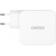 Мережевий зарядний пристрій Choetech GaN 2хUSB Type-C PD100W White (PD6008)