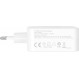 Мережевий зарядний пристрій Choetech GaN 2хUSB Type-C PD100W White (PD6008)
