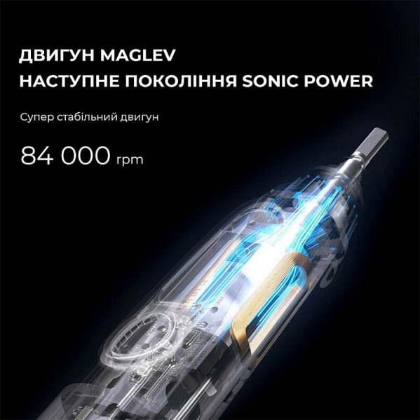 Розумна зубна електрощітка Oclean X Plus Pro Digital Blue (6970810556186)