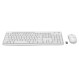 Комплект (клавiатура, миша) бездротовий Logitech MK295 Combo White (920-009824)