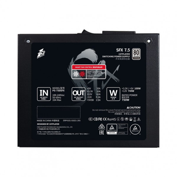 Блок живлення 1stPlayer PS-750SFX 750W (SFX-PLT-750-BK-EU)