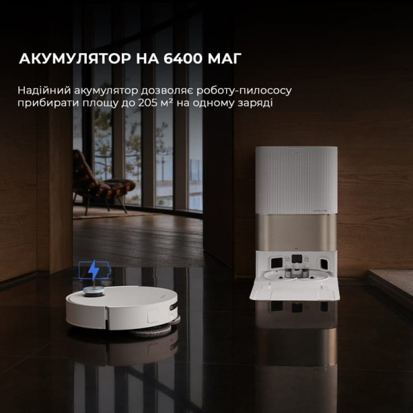 Робот-пилосос Dreame X50 Ultra Complete White (RLX85CE-4-WH)