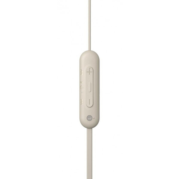 Bluetooth-гарнітура Sony WI-C100 Beige (WIC100C.CE7)
