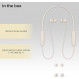 Bluetooth-гарнітура Sony WI-C100 Beige (WIC100C.CE7)