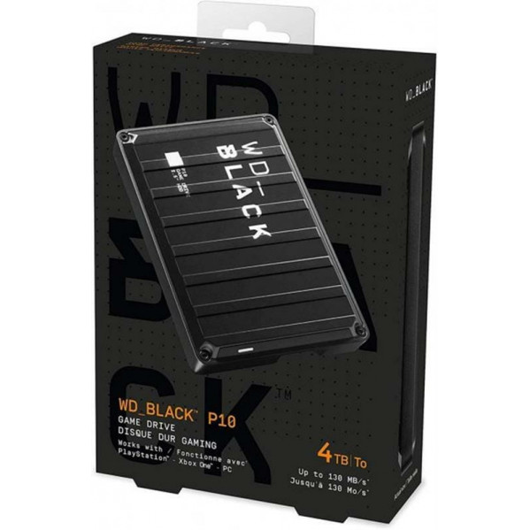 Зовнішній жорсткий диск 2.5" USB 4.0TB WD P10 Game Drive (WDBA3A0040BBK-WESN)