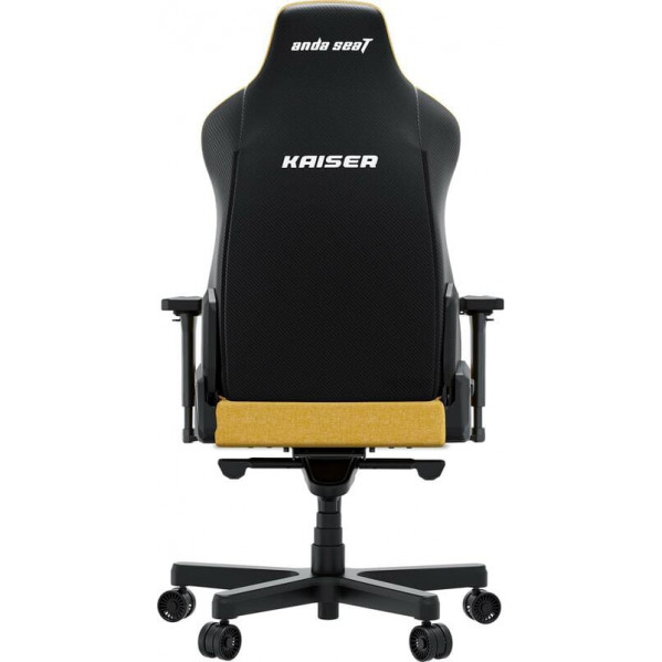 Крісло для геймерів Anda Seat Kaiser 3E XL Yellow Fabric (AD23YC-XL-09-Y-CF-Y01)