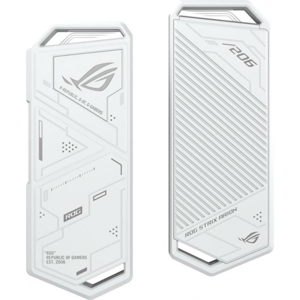 Зовнішня кишеня Asus ROG Strix Arion ESD-S1C PCIe NVMe M.2 2230/2242/2260/2280 USB Type-C 3.2 White (90DD02H1-B09000)