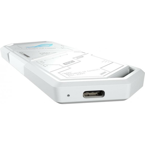 Зовнішня кишеня Asus ROG Strix Arion ESD-S1C PCIe NVMe M.2 2230/2242/2260/2280 USB Type-C 3.2 White (90DD02H1-B09000)
