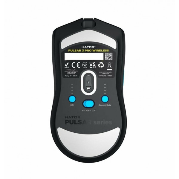 Миша бездротова Hator Pulsar 3 Pro Wireless Black (HTM640)