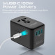 Зарядний пристрій Promate TripMate-GaN100 100W Black