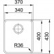 Кухонна мийка Franke Aton ANX 110-34 Нерж. (122.0204.647)