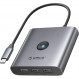 USB-хаб Orico FAX3-5P-GY-EP USB Type-C 3-в-1 Grey (CA914227)