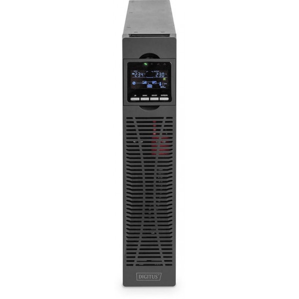 Джерело безперебійного живлення Digitus 1000VA/1000W, RTU2, LCD, RJ45, RS232, USB (DN-170093)
