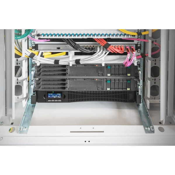 Джерело безперебійного живлення Digitus 1000VA/1000W, RTU2, LCD, RJ45, RS232, USB (DN-170093)