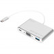 Концентратор USB Type-C Digitus Silver (DA-70839) USB 3.0, VGA, USB-C