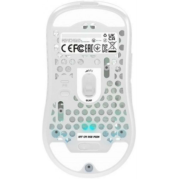 Миша бездротова Xtrfy M42 RGB Wireless White (M42W-RGB-WHITE)