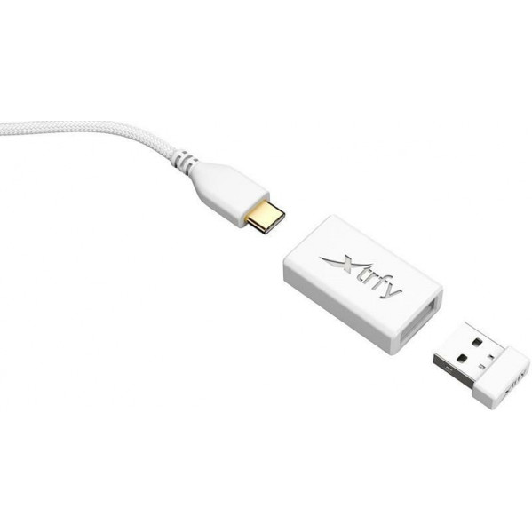Миша бездротова Xtrfy M42 RGB Wireless White (M42W-RGB-WHITE)