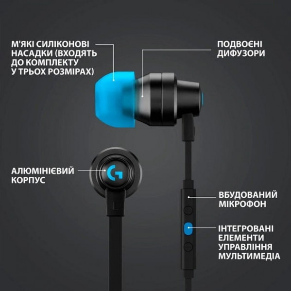 Гарнітура Logitech G333 Black (981-000924)