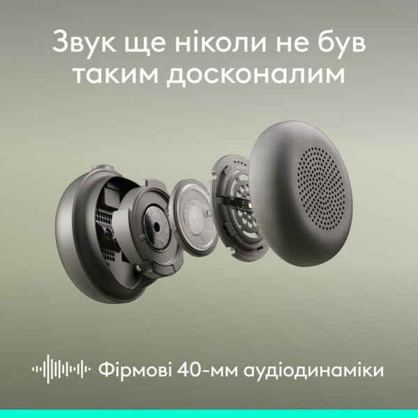 Bluetooth-гарнітура Logitech Zone Wireless 2 ES Off-White (981-001508)