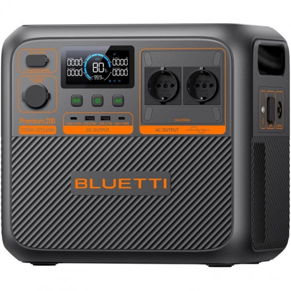 Зарядна станція Bluetti Premium 200 V2, 2700W, 2073Wh