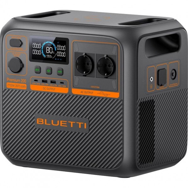 Зарядна станція Bluetti Premium 200 V2, 2700W, 2073Wh