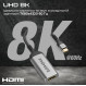 Адаптер Promate MediaLink-8K USB Type-C - HDMI (M/F) Grey