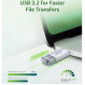 Флеш-накопичувач USB3.2 256GB Type-C Acer UT300 Metal