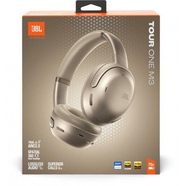 Bluetooth-гарнітура JBL Tour One M3 Latte (JBLTOURONEM3LTT)