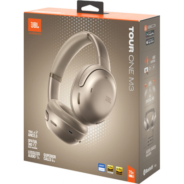 Bluetooth-гарнітура JBL Tour One M3 Latte (JBLTOURONEM3LTT)
