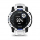 Смарт-годинник Garmin Instinct 3 45mm Solar Whitestone with Whitestone/Bolt Blue Silicone (010-02934-43)