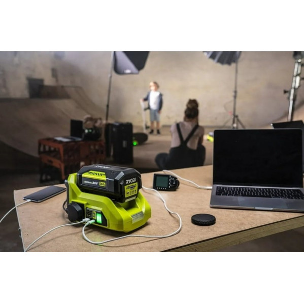 Інвертор Ryobi Max Power RY36BI300A-0 36V 300/500W без АКБ та ЗП (5133004893)