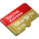 Карта пам`ятi MicroSDXC 128GB UHS-I/U3 Class 10 SanDisk Extreme A2 R190/W90MB/s (SDSQXAA-128G-GN6MN)