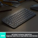 Клавіатура бездротова Logitech MX Keys Mini For Mac Minimalist Wireless Illuminated Pale Grey (920-010526)