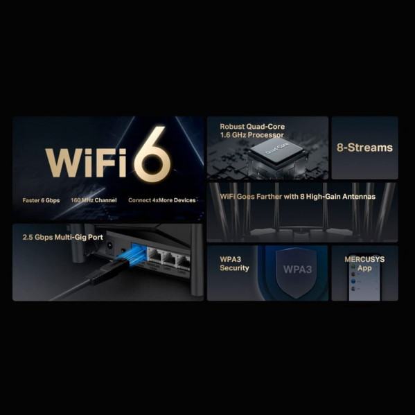Бездротовий маршрутизатор Mercusys MR90X