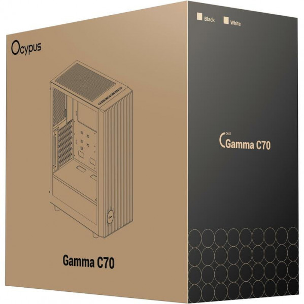 Корпус Ocypus Gamma C70 WH (GAMMA-C70-WHG000XX-GL)