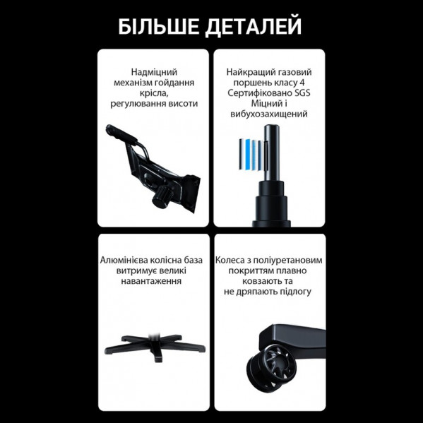 Крісло для геймерів Anda Seat Phantom 3 Pro Size L Grey Fabric (AD18YC-06-G-F)